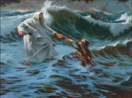 Image result for image of sinking peter