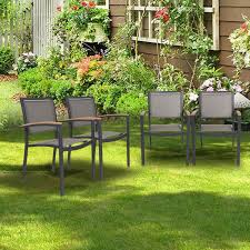 Outdoor Patio Dining Chairs With Teak