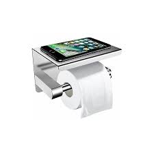 Wall Mounted Toilet Paper Holder With