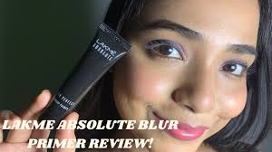 lakme absolute blur primer review in