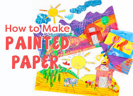 How To Make Painted Paper Deep Space