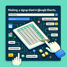 signup sheet in google sheets