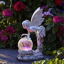 Flower Fairy Ornaments Outdoor Statues