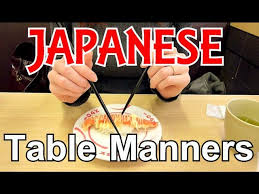 modern anese table manners you