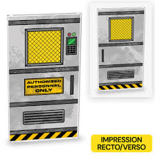 double sided printed eship door on