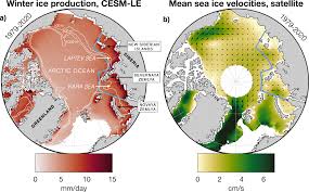 rise and fall of sea ice ion in