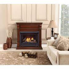 Natural Gas Fireplace System