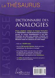 Amazon.fr - Le Thésaurus - Dictionnaire des Analogies - Péchoin, Daniel -  Livres