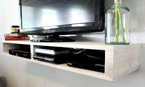 Here's another simple tv stand design for your another floating tv stand? How To Build A Floating Tv Shelf Pretty Handy Girl