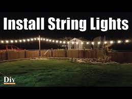 Easiest Way To Install String Lights