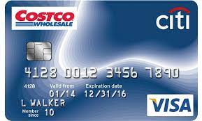 citi s costco cards from amex nyse