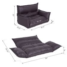 homcom floor lazy game video sofa chair