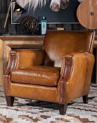 vanguard club chair leather adobe