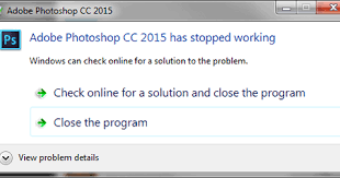 Photoshop was working yesterday, but now i'm getting this message: Cara Mengatasi Photoshop Stopped Working Blog Alhif