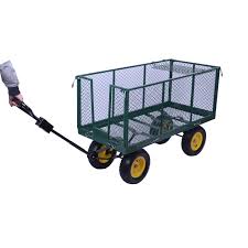 Garden 4 Wheels Cart Truck Trolleys