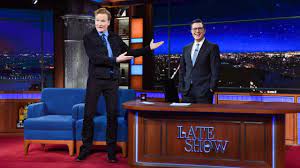 Late Show: Conan O'Brien and Colbert Get Close and Personal - globaltv