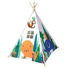 Има ли палатки за игра в цветове, подходящи за момчета и момичета? Detska Palatka Dzhungla Rex London Tipi Za Deca