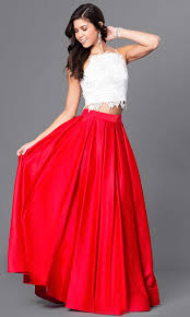 Dave And Johnny Two Piece Ball Gown