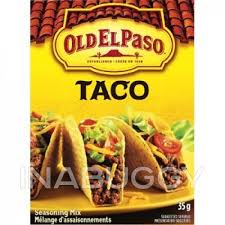 old el paso taco seasoning mix 35g