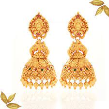lalitha jewellery gold earrings
