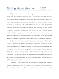  pro life essay example defense of abortion review judith thomsom 015 pro life essay example defense of abortion review judith thomsom argument argumentative about in the on introduction pdf conclusion for