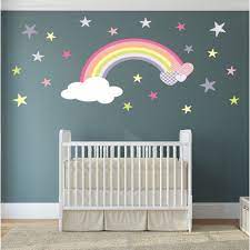 magical nursery rainbow wall sticker