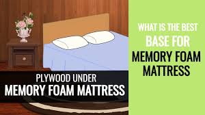 can i put a memory foam mattress on a