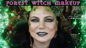 forest witch makeup look or mossy