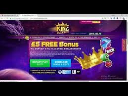 Up to £5 free bonus for referring a friend, plus a bonus worth 50% of that friend's first deposit. King Jackpot Get 20 Free To Play Online Bingo No Deposit Bingo Youtube Play Online Jackpot Play Game Online