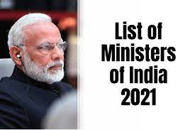 list of ministers of india 2021 pdf