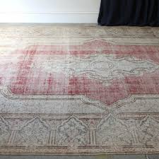 distressed persian rug stock