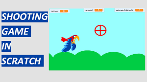 make shooting game in scratch