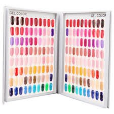 120 Grids Nail Gel Polish Card Chart Display Beauty Manicure Salon