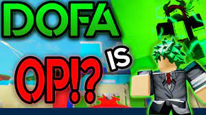 how to get dofa boku no roblox