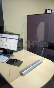 Desk Shield Clear Plexiglass Portable