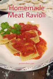 how to make homemade meat ravioli