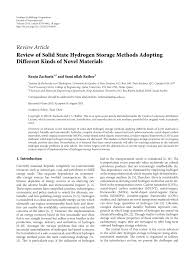 review of solid state hydrogen storage