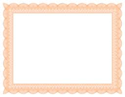 Lace Formal Certificate Borders