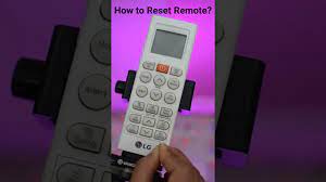 how to reset lg remote set the time