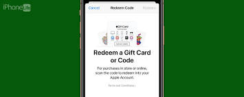 how to redeem an apple gift card use