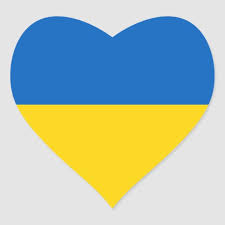 Ukraine/Ukrainian Flag Heart Sticker | Zazzle.co.uk