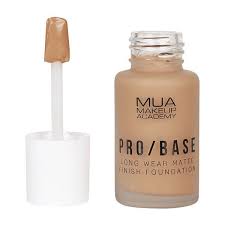 mua pro base long wear matte finish