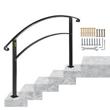 vevor handrails stair railing 47 4 in x