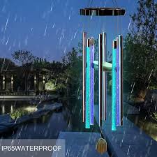 This patented light is low maintenance and easy to install and requires less time to maintain. Buy Solar Wind Chimes Changing Colors Solar Powered Memorial Wind Chimes With Lights Waterproof Led Wind Chimes For Outside Housewarming Gifts For Garden Patio Yard Home Decor Online In Hong Kong B0946pktr1