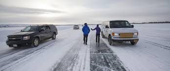 Richard hartmier/canadian geographic) when remote northern communities need supplies in the dead of winter, driving over a frozen river or lake is sometimes the only way to deliver the goods. Ice Roads The North S Cool Highways Keep Exploring