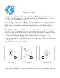 3 hole washer game rules form fill