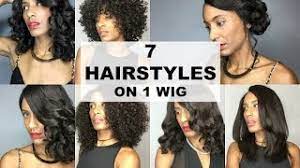How can you tell the quality of your wig : 7 Hairstyles On A Curly Brazilian Virgin Lace Front Wig Wowafrican Youtube