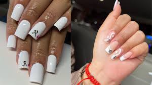 relationship initials on nails that