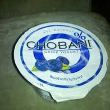 chobani nonfat blueberry greek yogurt
