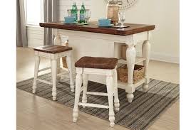 Kitchen island with stools, click and hold to zoom. Marsilona 3 Piece Kitchen Island Set Ashley Furniture Homestore